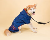 Waterproof Dog Raincoat Rain Jacket with Pocket