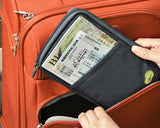 Multi-function Zipper Passport Wallet - Dark Gray