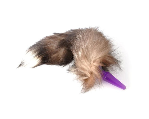 Adult Sex Toy Cosplay Unisex Wild Fox Tail Anal Butt Plug