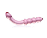 Adult Sex Toy Women Don Wand Bent Graduate Glass Pleasure Wand - Pink