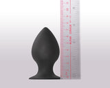 Adult Sex Toy Unisex Black Silicone Anal Butt Plug