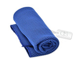 Breathable Chill Absorbent Evaporative Cooling Ice Towel - Dark Blue