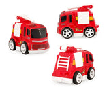 2 Pcs Cute Fire Engine Alloy Toy Car Model