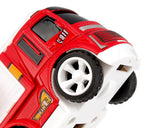 2 Pcs Cute Fire Engine Alloy Toy Car Model