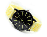 Geneva Ultrathin Jelly Silicone Unisex Lover Wrist Watch