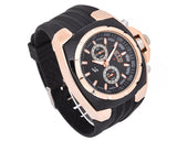 V6 Fashion Luxury Rubber Strap Quartz Sports Men Wrist Watch