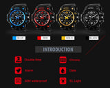 SKMEI Luminous Water Resistant Digital Analog Watch 1155