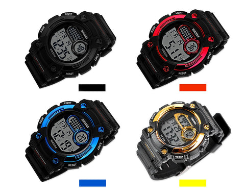 SKMEI Waterproof Day Date Digital Men Running Sports Watch