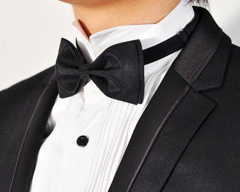 Men Adjustable Tuxedo Wedding Satin Bow Tie