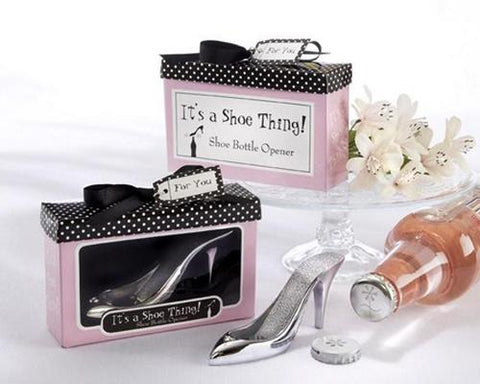 High-Heeled Shoe Wedding Bottle Opener