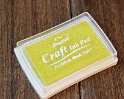 Mini Stamp Ink Pad - Yellow