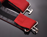 Men Handcrafted Wedding Tuxedo Satin Cummerbund - Red