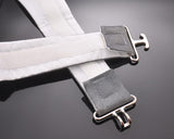 Men Handcrafted Tuxedo Linen Cummerbund - Light Gray